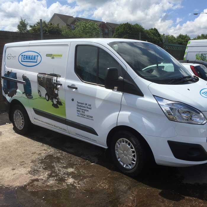 signwritten van