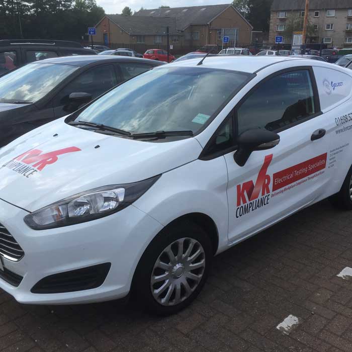 signwritten van